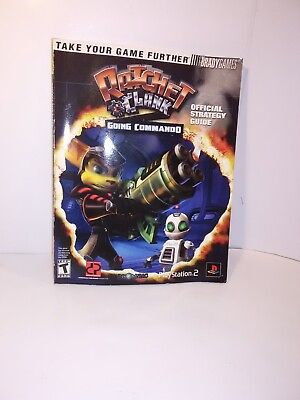 #ad Ratchet and Clank Going Commando Official Strategy Guide Book PS2 NO POSTER READ $54.08