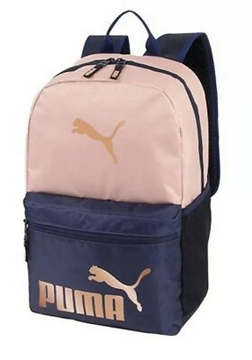 #ad Puma Peach Navy Backpack 18.5” $27.50
