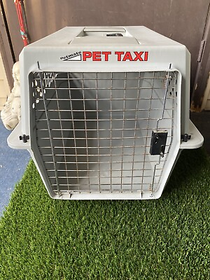 #ad Petmate Pet Taxi Large Grey Silver $40.00