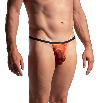 #ad Manstore M2293 Bungee String mens enhancing underwear thong brief mesh pouch GBP 33.00