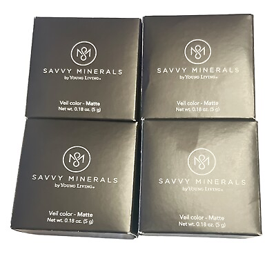 #ad Savvy Minerals Matte Setting Veil Powder Makeup 0.18oz 4 Pack Young Living $29.89