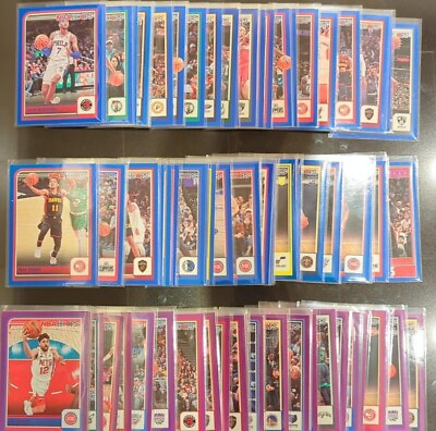 #ad 🏀2023 24 NBA Hoops Basketball Cards Complete your set PYC Blue Purple Parallels $1.15