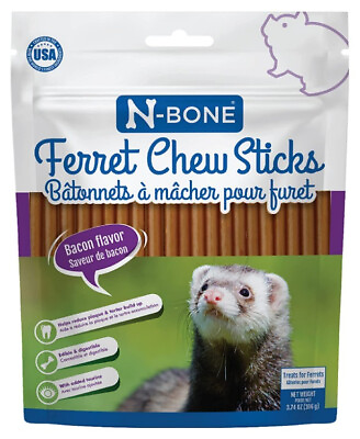 #ad N Bone Ferret Chew Sticks Bacon Recipe $55.12