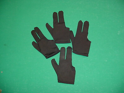 #ad 4 BLACK POOL GLOVES FOR ONLY $12.99 cue billiards pool stick $12.99