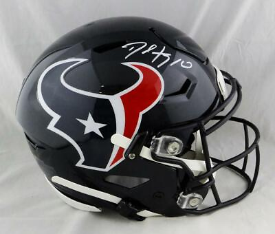 #ad Deandre Hopkins Signed Houston Texans F S SpeedFlex Helmet JSA W Auth *White $699.00