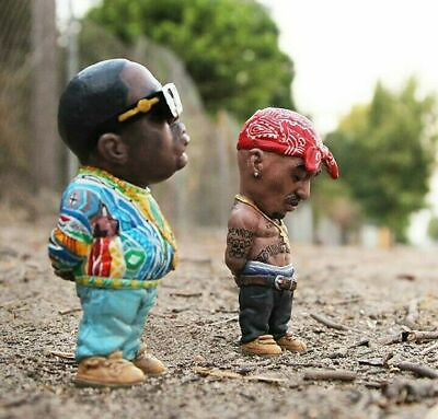 #ad Tupac 2Pac Shakur Makaveli B.I.G. Notorious Big Biggie Action Figure Music Rap $13.99