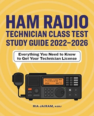 #ad Ham Radio Technician Class Test Study Guide 2022 2026: Everything You Nee... $14.81