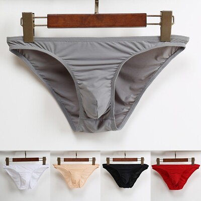 #ad Breathable Mens Underwears Briefs Bulge Comfort G String Lingerie Comfortable $8.71