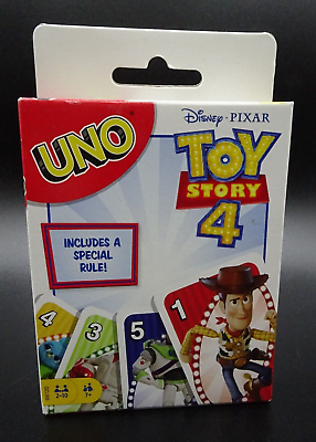 #ad Mattel Disney Pixar quot;Toy Story 4quot; UNO Card Game w Woody Buzz amp; Friends New $26.99