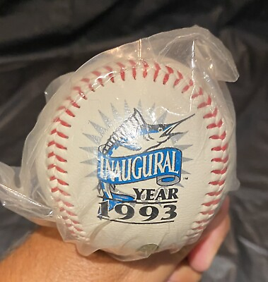 #ad Vintage 1993 Inaugural Year Florida Marlins Baseball Brand New $19.00