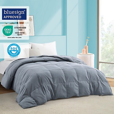 #ad Oversize Summer Cooling Lightweight Down Feather Comforter Hot Sleeper Blanket $56.99