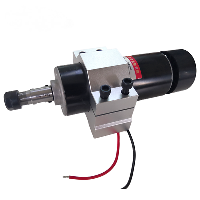 #ad 500W DC 48V Brushed Spindle Air CooLing Spindle CNC Spindle Motor 52mm Clamps $59.52