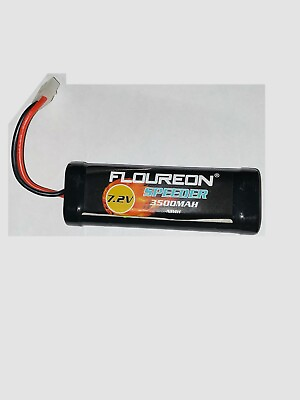 #ad Floureon Speeder Rc Car Battery 7.2v 3500 mAh Nimh New Battery $20.00