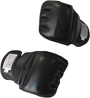 #ad Amber MMA Gel Shock Gloves Size: Regular $30.99