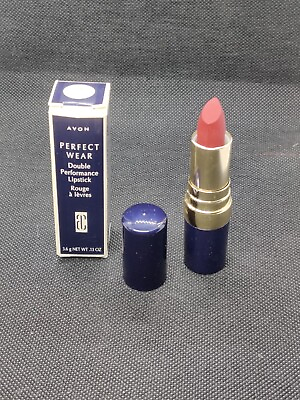 #ad AVON Perfect wear Lipstick double performance Crushed Cranberry NOS $17.59