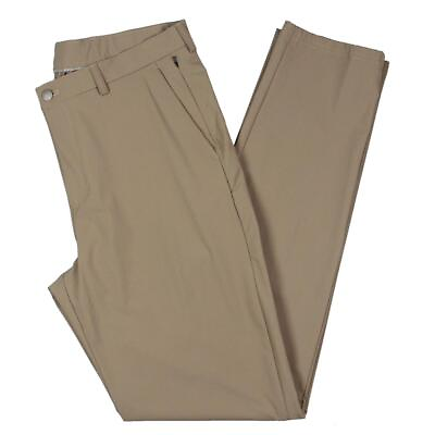 #ad Calvin Klein Mens Taupe Slim Fit Chino Dress Pants Trousers 36 34 BHFO 4528 $13.99