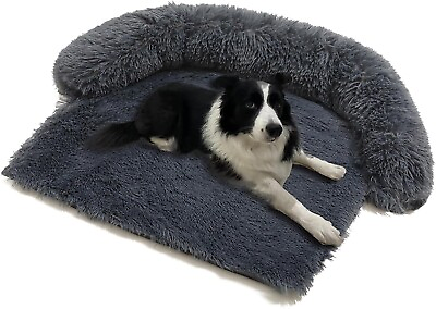 #ad Dog Bed Large Orthopedic Memory Foam Pet Sofa Cushion Removable Cover NEW $55.99