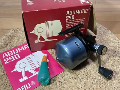 #ad Rare Old Abu Abumatic 290 With Box Engine In Good Condition Closed Face Ken Kaik $464.99