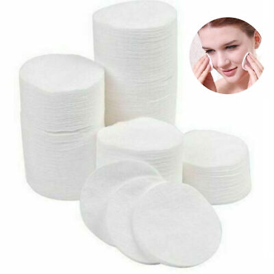 #ad 100PCS Cotton Pads Round 100% Cotton Simply Soft Make Up Nail Polish Remo H5 $3.10