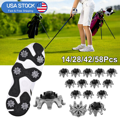 #ad Durable Golf Shoe Spikes Replacement Studs Soft Fast Twist Cleat For Footjoy NEW $13.79