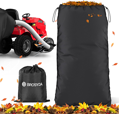 #ad BROSYDA Lawn Tractor Leaf Bag Reusable Grass Catcher Bag for Lawn Mower x 56 54 $28.61