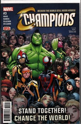#ad 41546: Marvel Comics CHAMPIONS #3 NM Grade $6.95