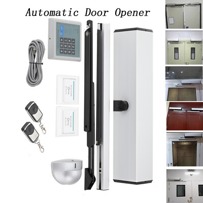 #ad Automatic Door Opener Electric Swing Door Opener Kit Dual Arms Remote Control $219.00