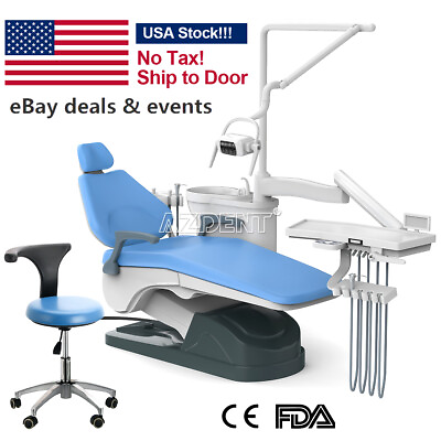 #ad Compensate Wider Dental Unit Chair Computer Control PU LeatherStool TJ2688 A1 $2815.12
