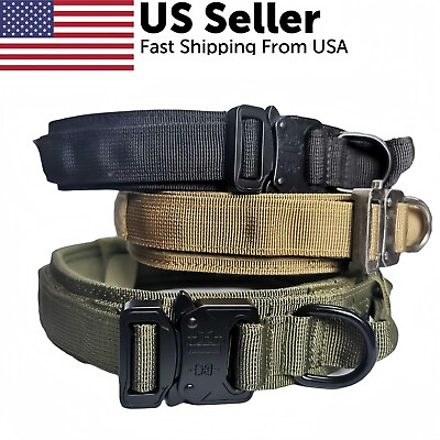#ad Dog Tactical collar is adjustable for large and small dog training $11.39