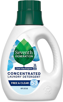 #ad Concentrated Laundry Detergent Liquid Free amp; Clear Fragrance Free 40 Oz $28.70