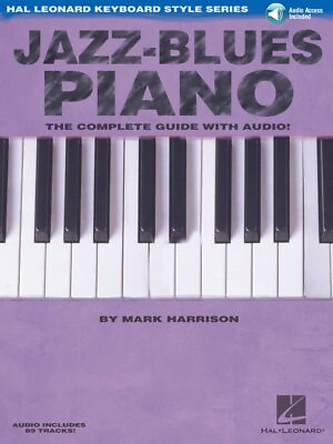 #ad Jazz Blues Piano The Complete Guide with Audio Hal Leonard Keyboard Style S... $10.67