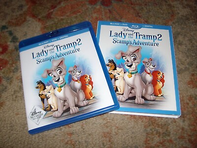 #ad Lady and the Tramp 2 Scamp#x27;s Adventure Blu ray DVD Slipcover Movie Club $9.99