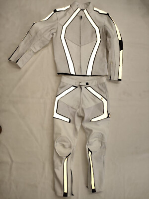#ad Daft Punk#x27;s Grammy White Suit Daft Punk Tron Costume Suit With Reflective Tape $299.00