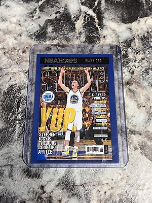 #ad Stephen Curry 2020 21 Panini NBA Hoops Slam Magazine Cover #4 $5.49
