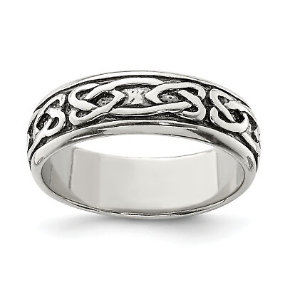 #ad Silver Design Ring QR1958 $64.15