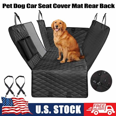 #ad Pet Dog Car Seat Cover Hammock Waterproof Truck SUV van Back Rear Protector Mat $27.49