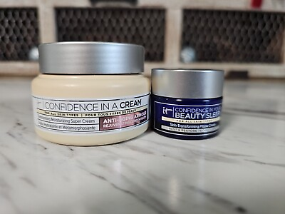 #ad It Cosmetics Full Size Confidence in a Cream Your Beauty Sleep Anti aging Travel $35.00