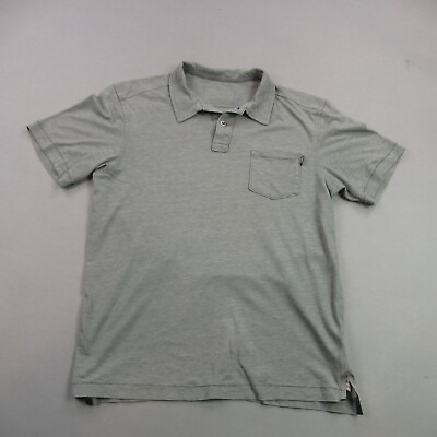 #ad Outdoor Research Shirt Mens Medium Short Sleeve Polo Gray Lightweight Adult $18.97