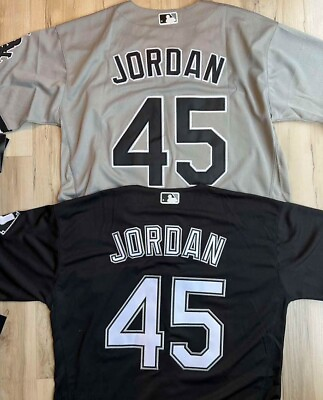 #ad Michael Jordan #45 Men#x27;s Unsigned Custom Chicago Sox Jersey $29.99