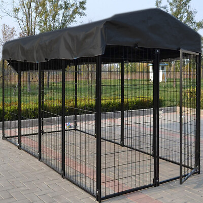 #ad Oversized Large Dog Kennel Outdoor Anti UV Dog Playpen House Fence Pet Crate $245.99