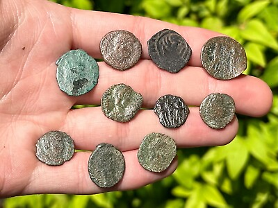 #ad Roman Coins LOT OF 10 World Coins Roman Empire Ancient Coins $49.99
