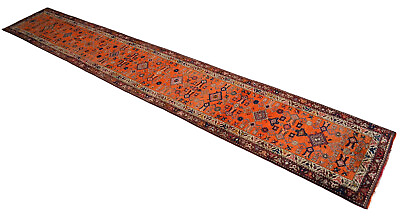 #ad 3x18 ft Runner RUG Hand Knotted EXTRA LONG Kurdish Runner Actual: 2.9x17.7 ft $2600.00