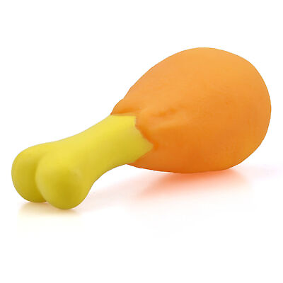 #ad Squeaky Dog Toys Stretchy Interactive Toy Dog Teething Rubber Toy Yellow $7.11