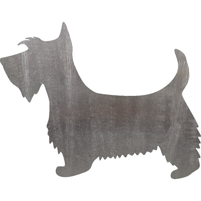 #ad Scottie Dog Steel Cut Out Metal Art Decoration $13.99