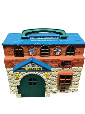 #ad Toy Thomas amp; Friends Sodor Steamworks Fold Open Take Along Playset 2003 Building $17.98