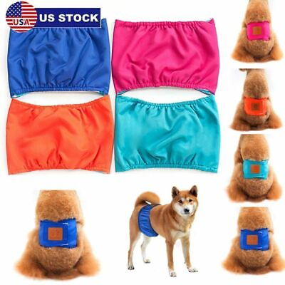 #ad #ad Ultra Absorbent Dog Diapers Male Belly Band Wrap Leak Proof Washable Pet Diapers $7.99