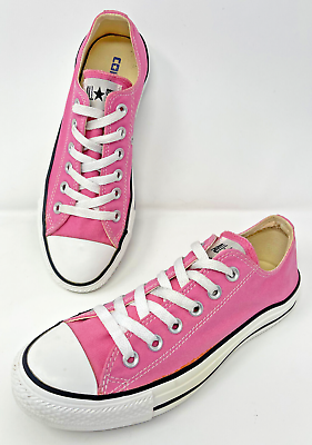 #ad Converse Pink Low Top Ox Chuck Taylor All Star M9007 US Women 7 Men 5 Used 2010 $44.95