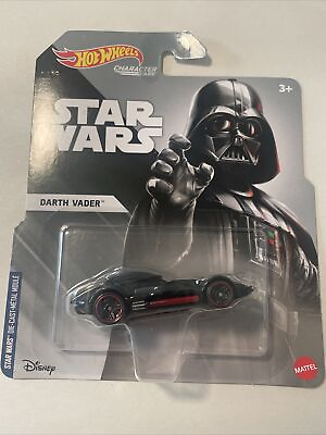 #ad Hot Wheels Star Wars Darth Vader Disney Character Car $8.00