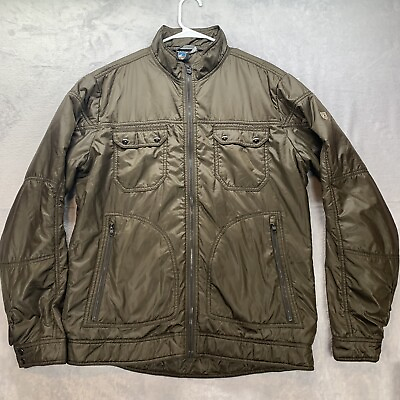 #ad KUHL Revolt Insulated Jacket Men#x27;s Bomber Size Large Coat OS $33.75