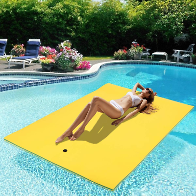 #ad Water Floating Mat 9 12 18 FT Foam Lake Floats Floating Foam Pad Lily Pad for Wa $243.99